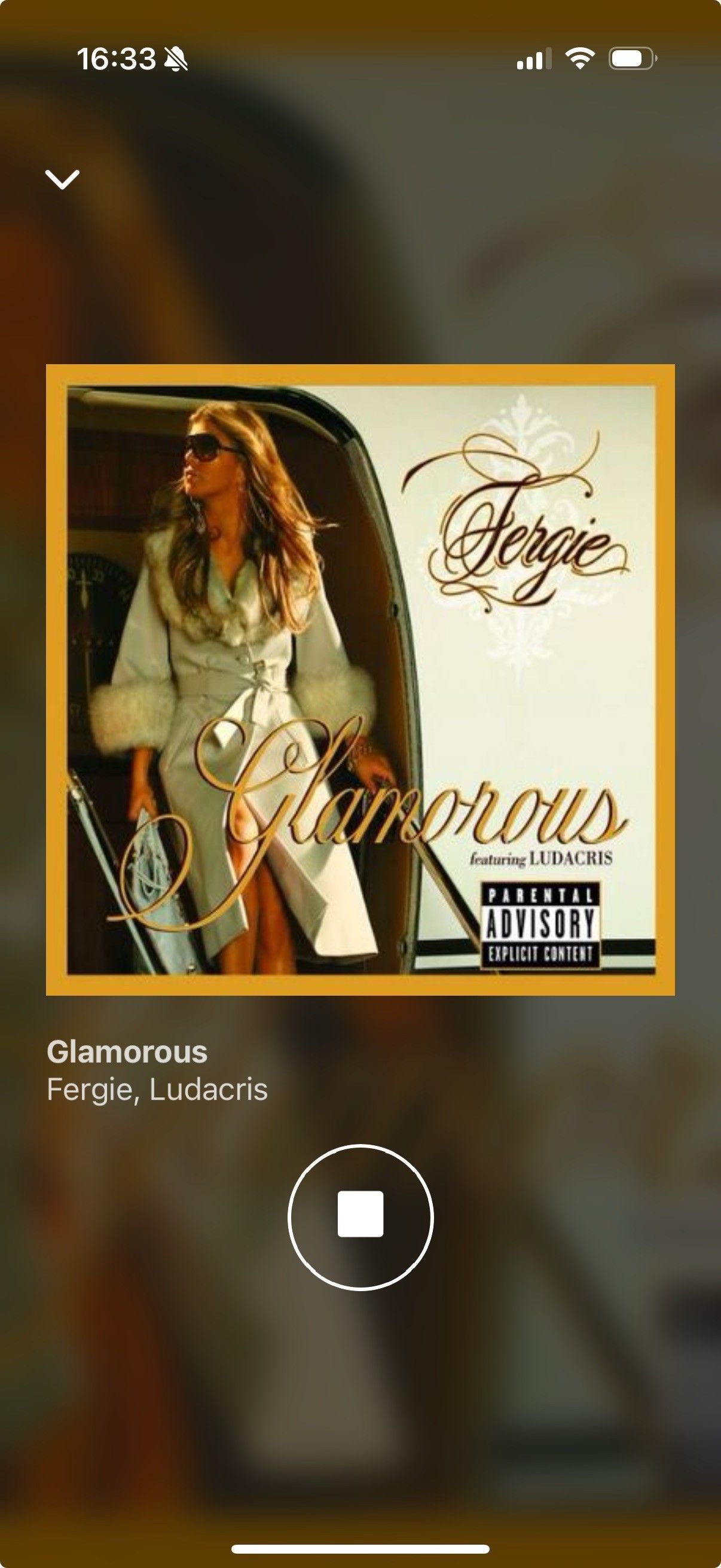 BR Mobile App showing artwork for Fergie.
