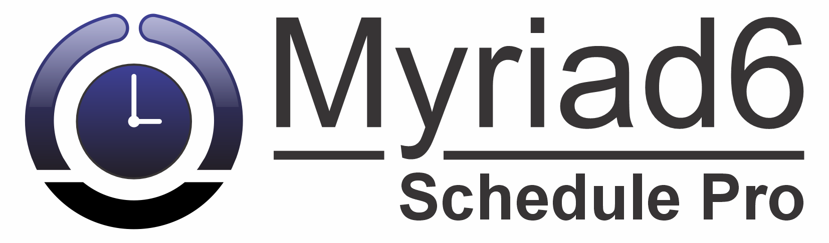 Myriad6 Schedule Pro logo.