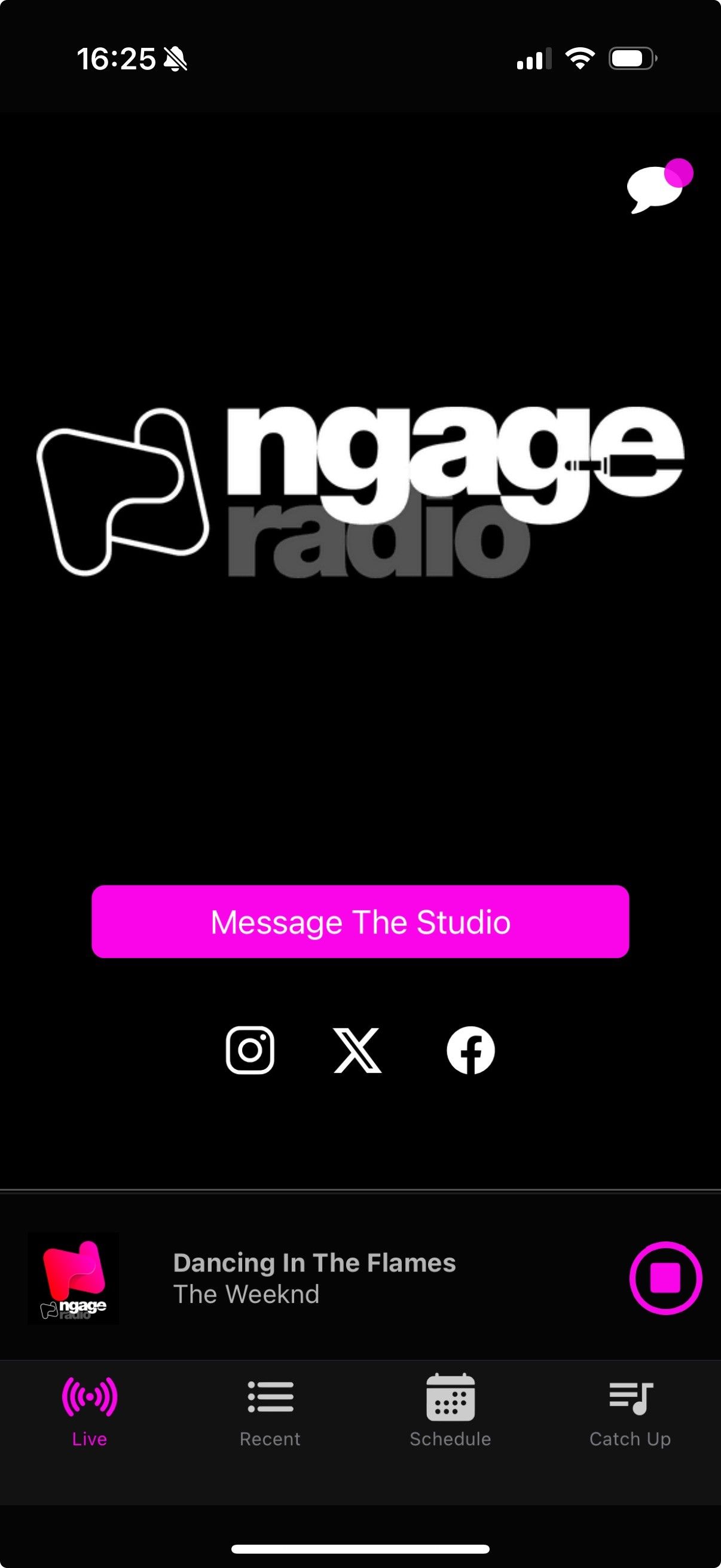 Example of a BR Radio App.
