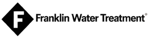 Franklin Water Treatment logo with black “F” in a diamond icon and text on white background