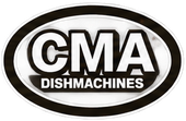 CMA Dishmachines logo in black and white with an oval emblem and bold “CMA” text