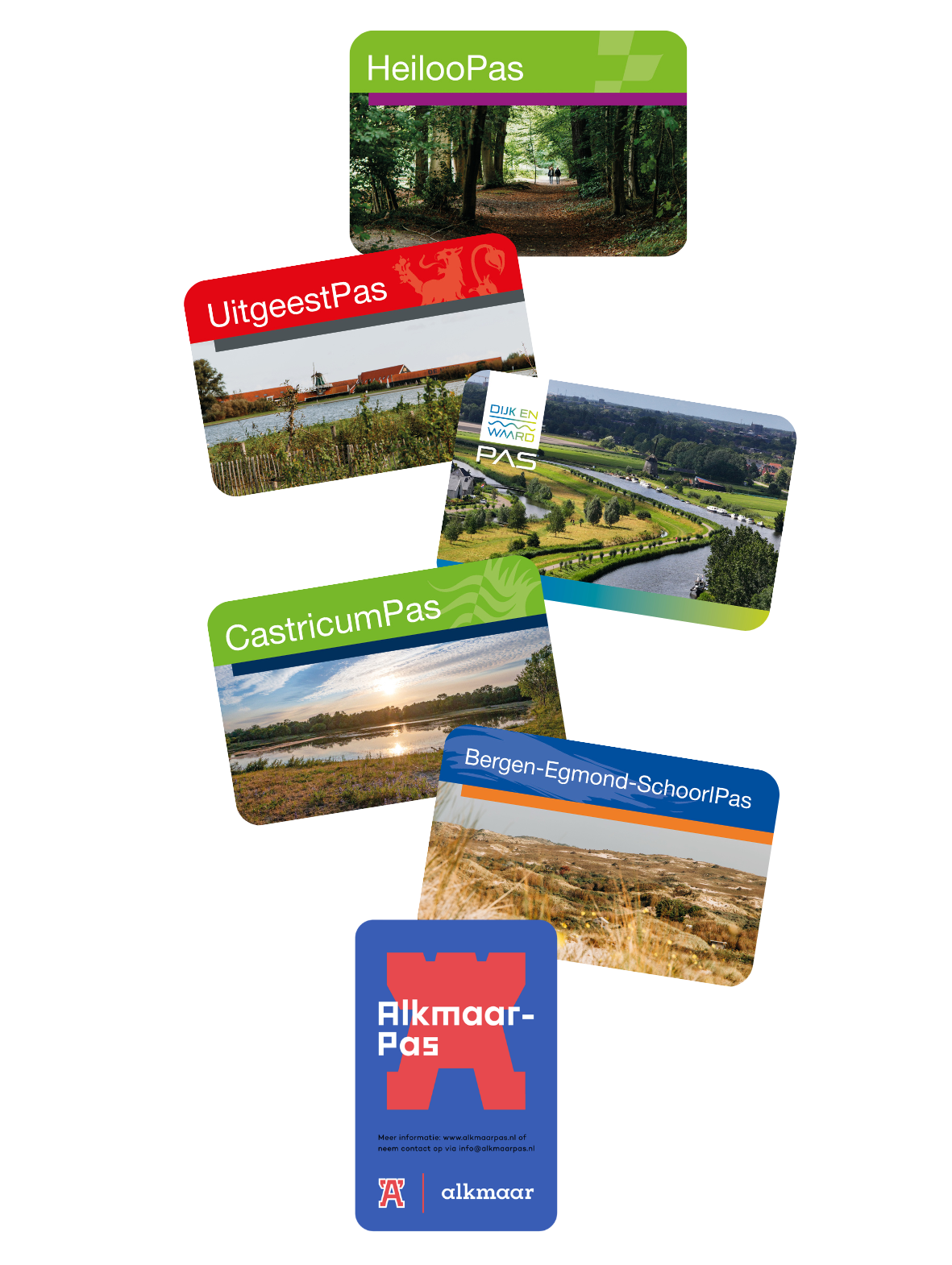 Gemeentepassen - Meedoen Tegoed - Heiloo, Uitgeest, Dijk  en Waard, Bergen, Egmond, Schoorl, Castricum, Alkmaar