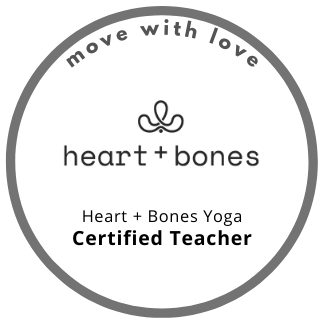 Astrid van Rens is een Heart and Bones Yoga Certified Teacher