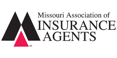 The logo for the missouri association of insurance agents