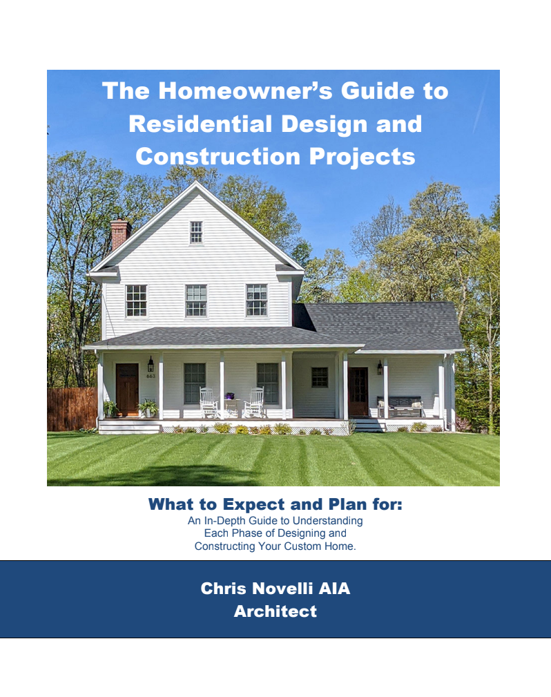 A book titled the homeowner 's guide to residential design and construction projects