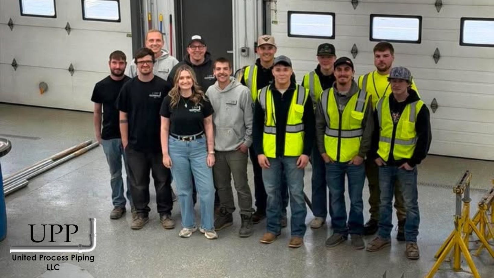 United Process Piping fabrication and field crews supporting food, dairy, beverage, and industrial facilities.