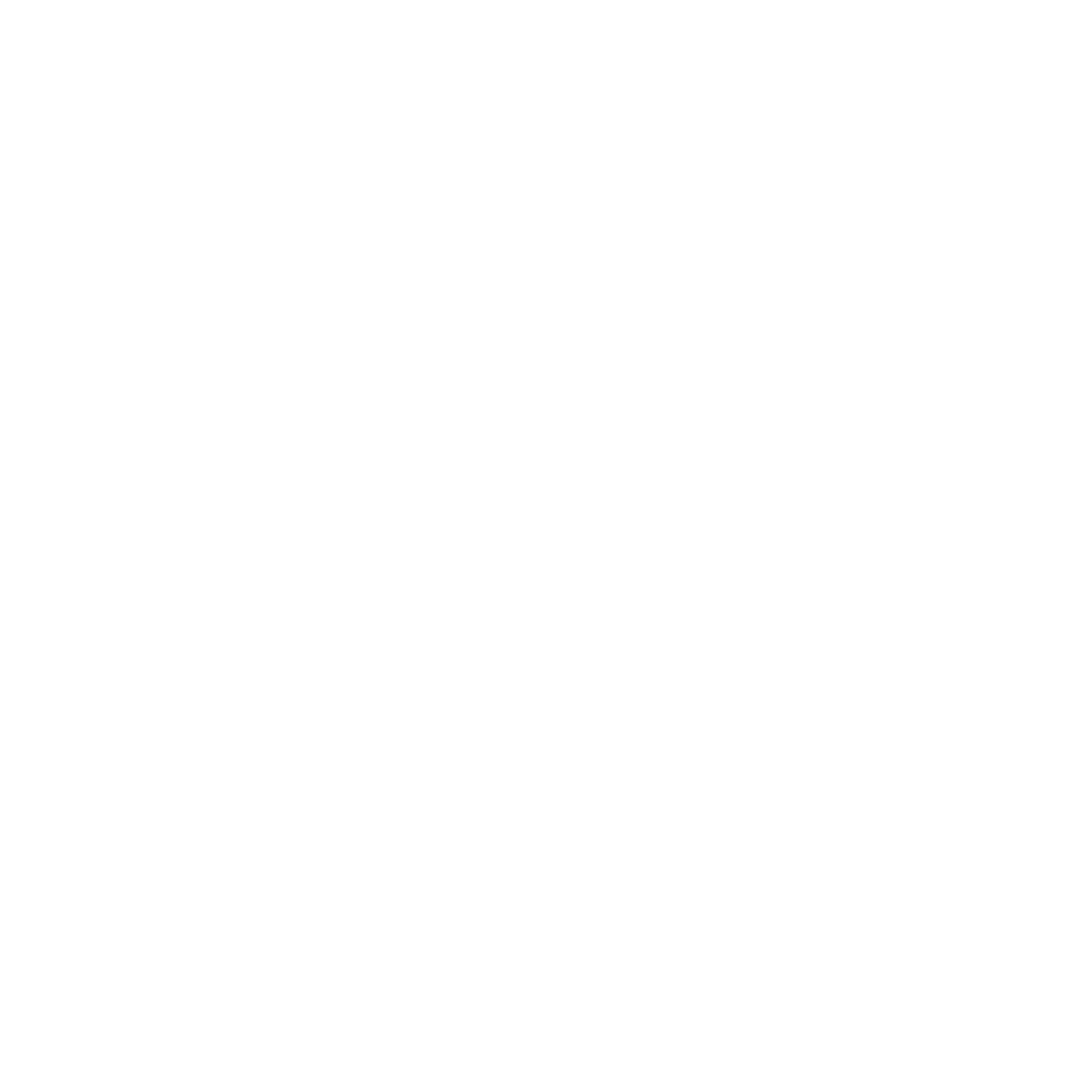 A white Evoke Motorcycles logo with a few lines on it