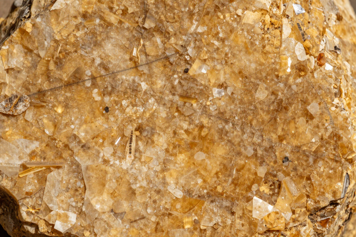 Textura de cuarcita con tonos dorados