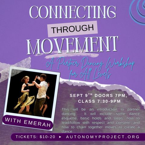 Flyer for Autonomy Project: