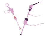 Ícone laparoscopia