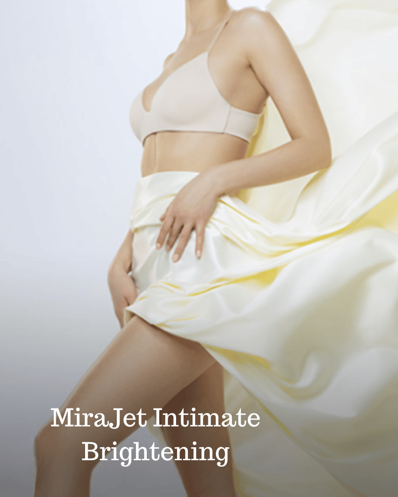 Intimate area brightening treatment