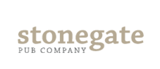The stonegate pub company logo is on a white background.