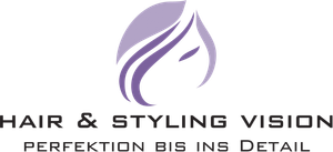 Es ist ein Logo für einen Friseur- und Stylingsalon.