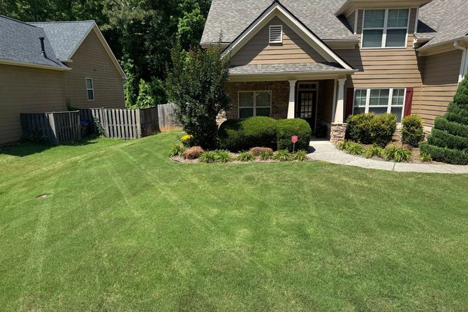 Eco-friendly lawn maintenance provided by Dead Silent Lawn Care in Athens, GA.