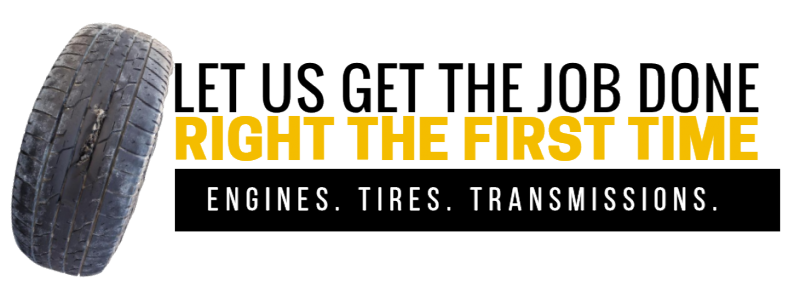 Tire with advertisement: