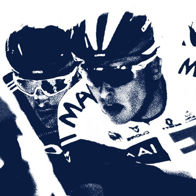 PE Sport mural design cycling wall mural by fusional