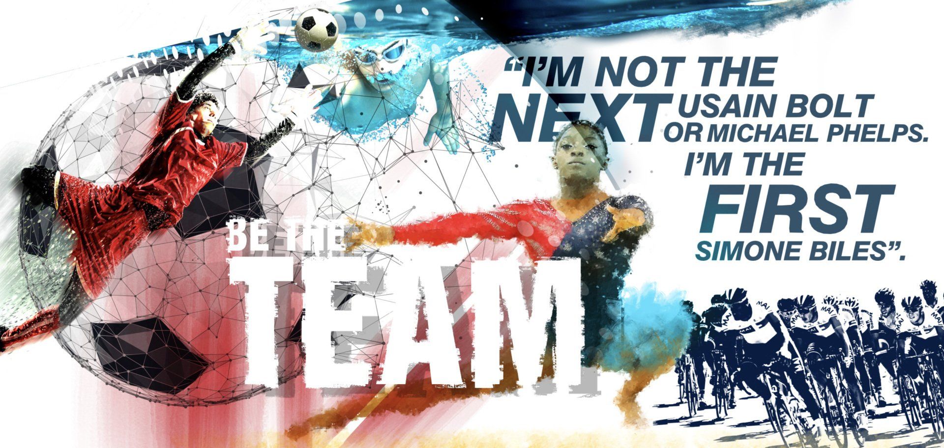 PE Sport for schools. Inspiring quote mural