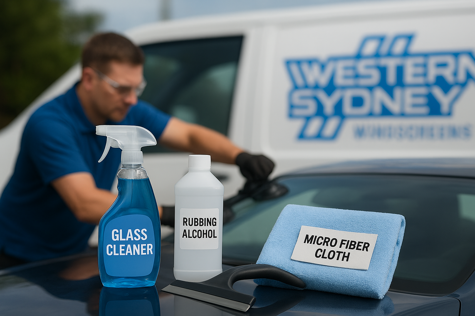 Windscreen Glass Cleaning