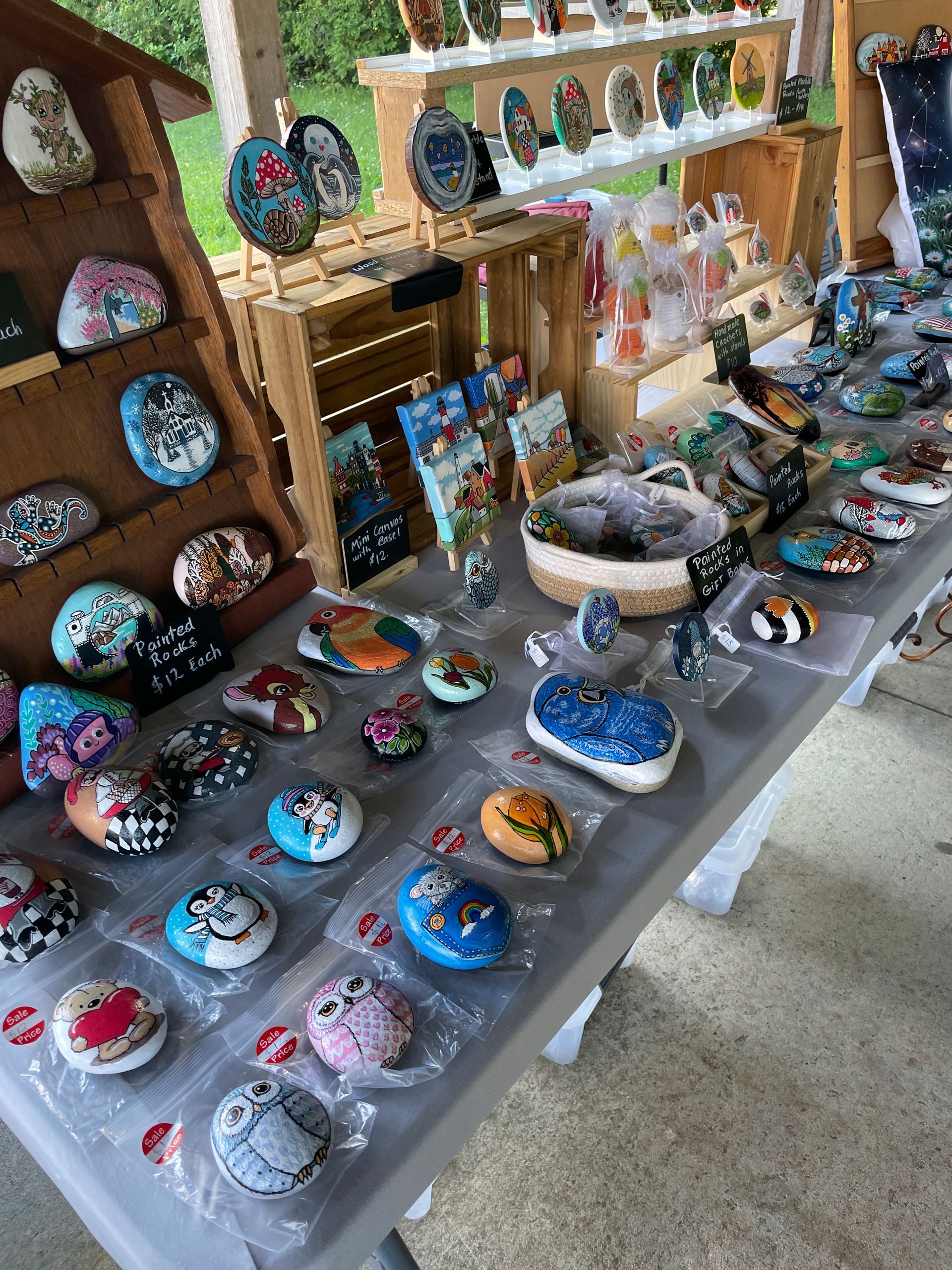 Flesherton Farmers' Market Painted Rocks