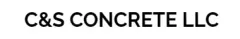 C&S Concrete LLC logo in black text on a white background