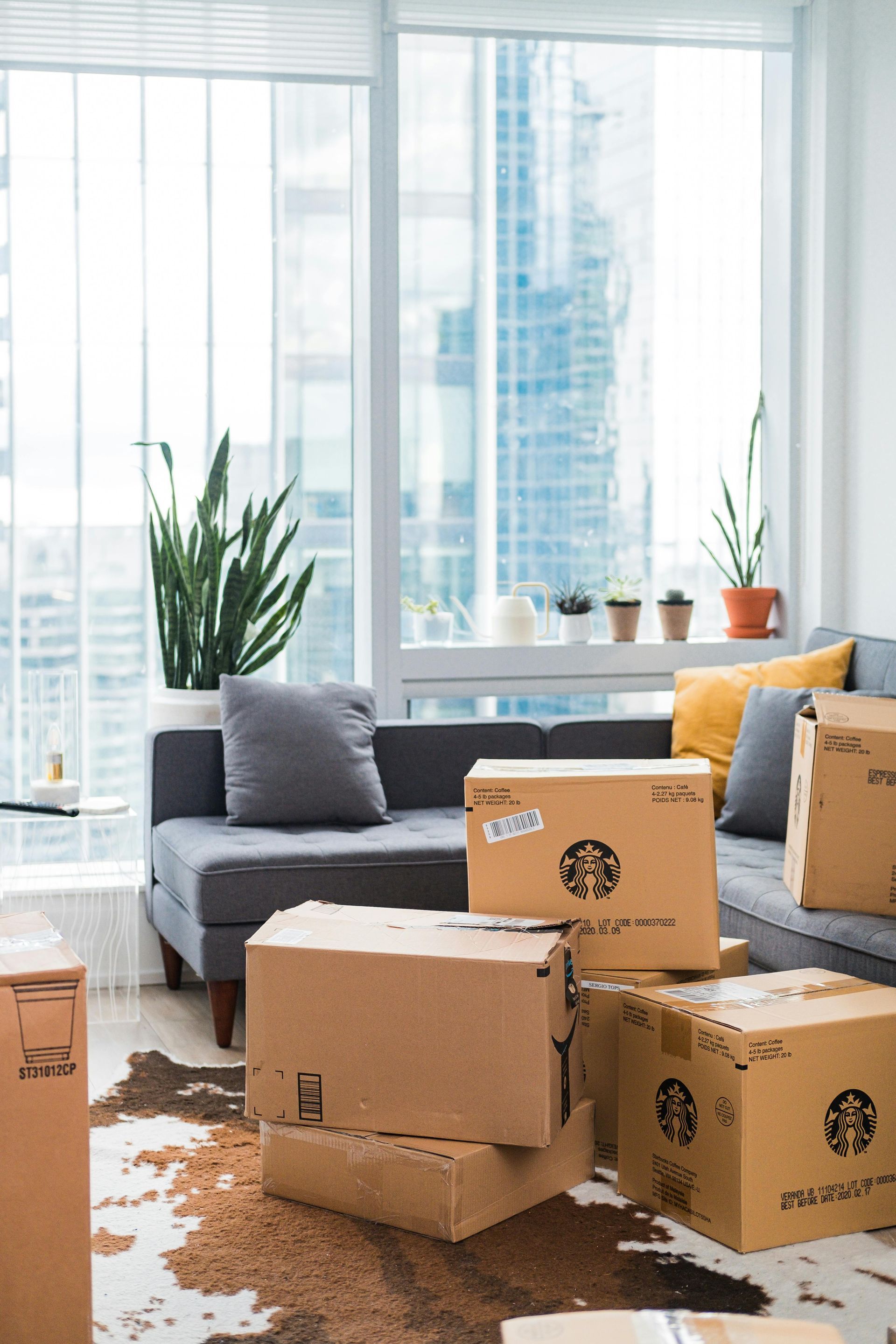 Boxes ready for moving