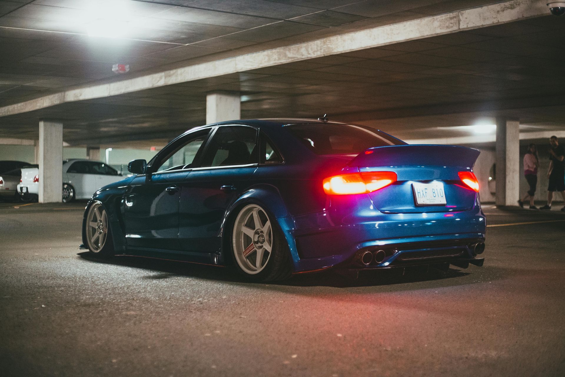 Car looking for the place to park in Toronto