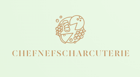 A logo for a ChefNefs Charcuterie.