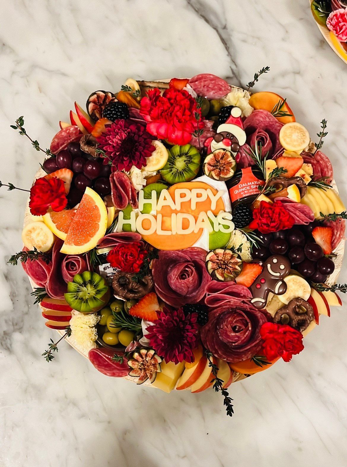 Large Holiday Charcuterie Board.