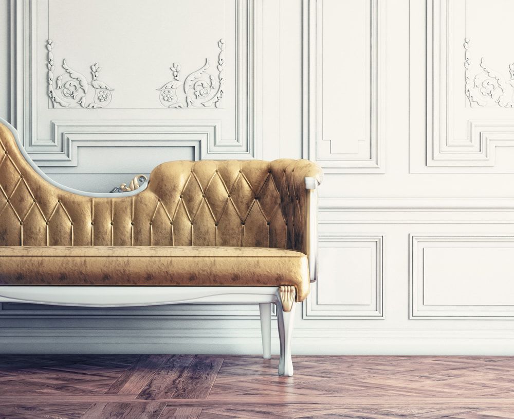 A Couch Is Sitting In Front Of A White Wall In A Room — Coastal Upholstery In Berkeley Vale, NSW