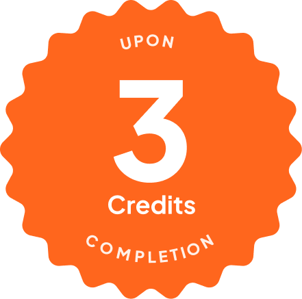 Badge: 4 Credits Upon Completion