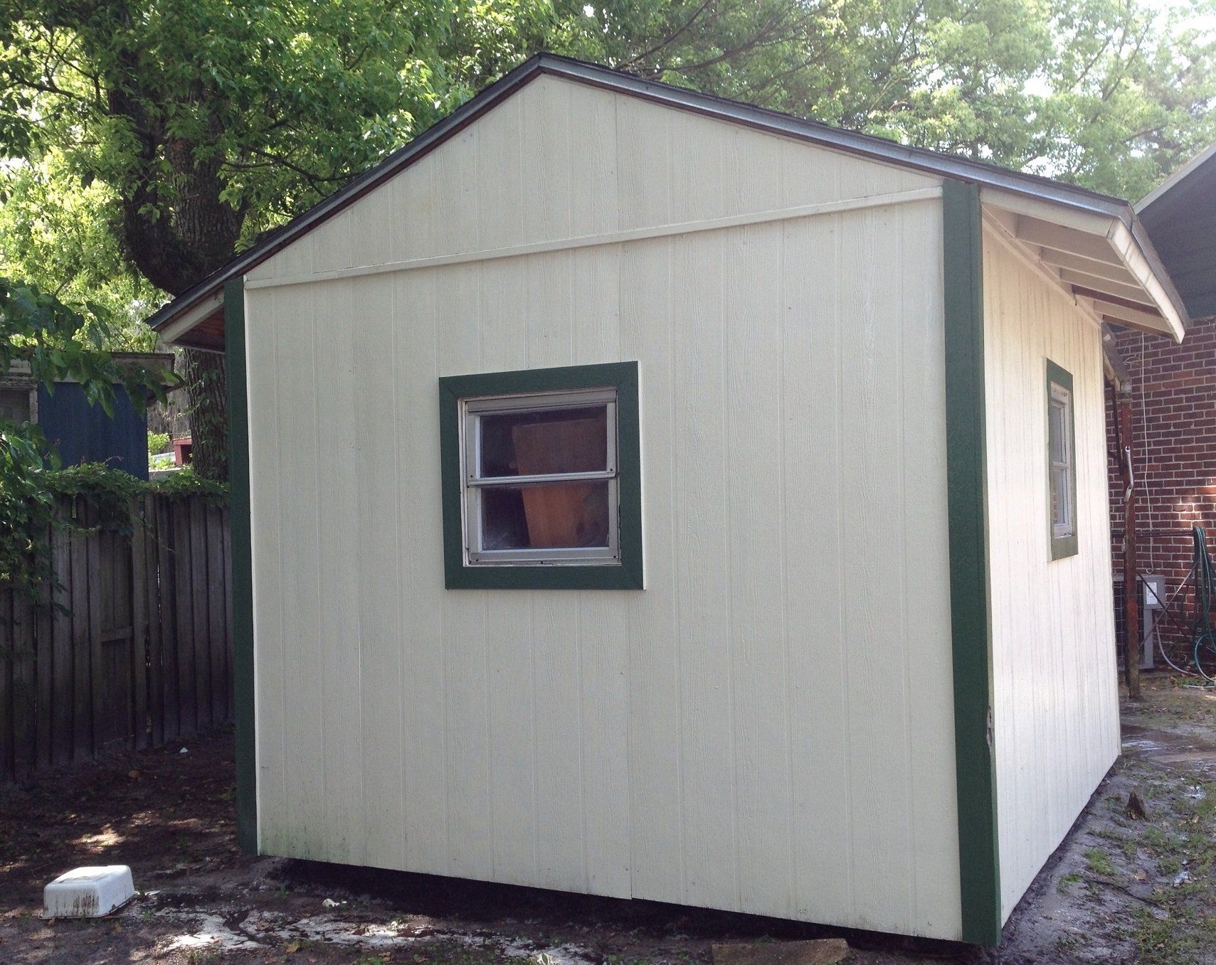 Stewart Pressure Cleaning white shed service