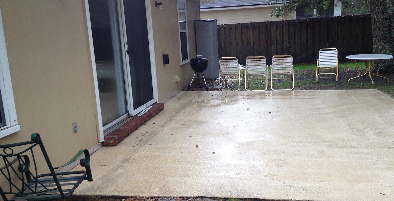 Stewart Pressure Cleaning patio service
