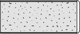 A black and white drawing of a brick with dots on it.