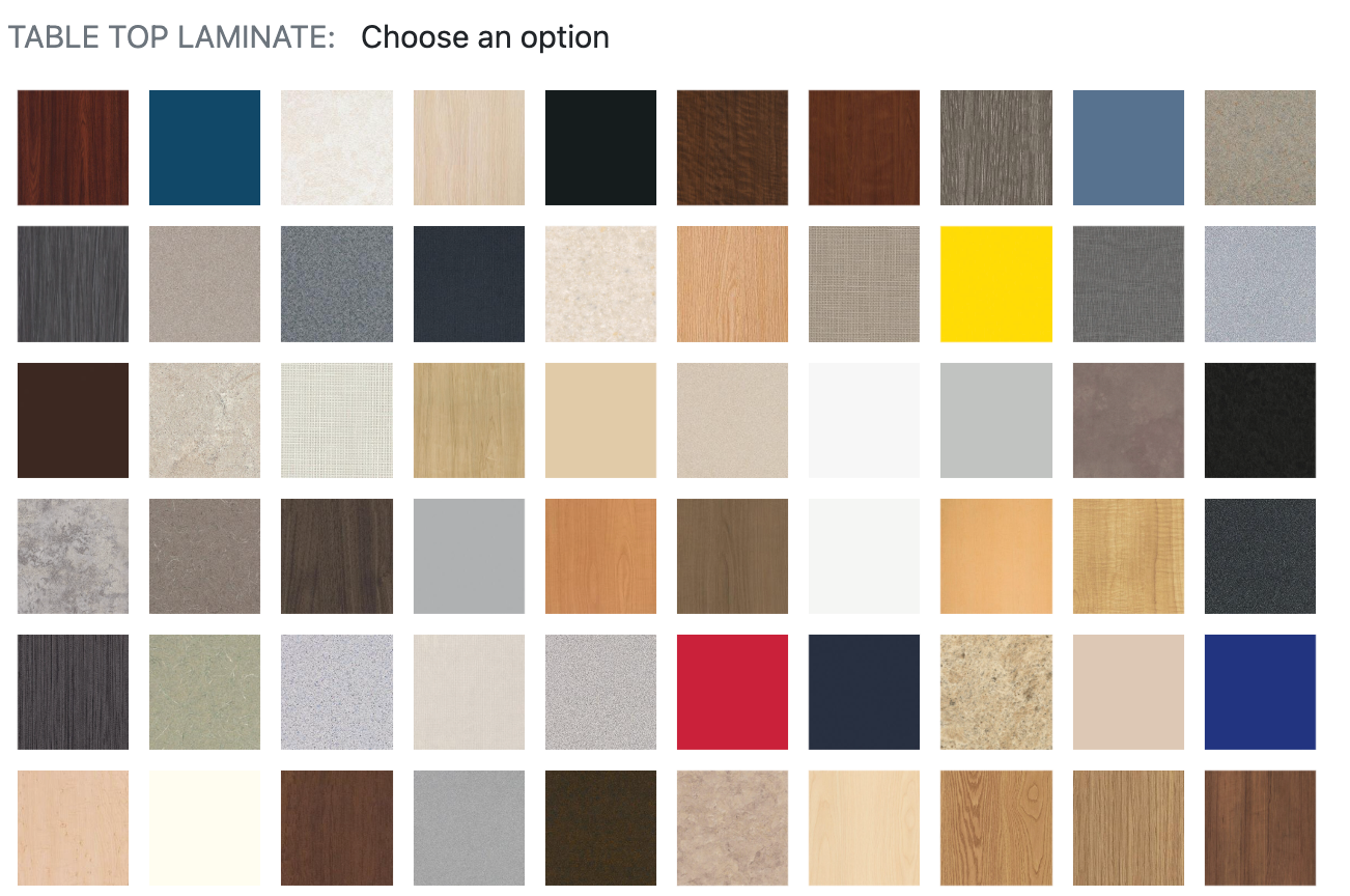 There are many different types of table top laminate to choose from.