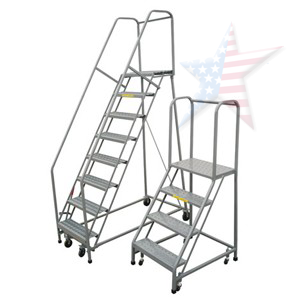 A pair of ladder with a star in the background
