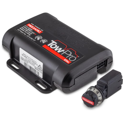 Black Tow-pro Trailer Brake Controller With Wiring Connector — Autopro Taree in Taree, NSW