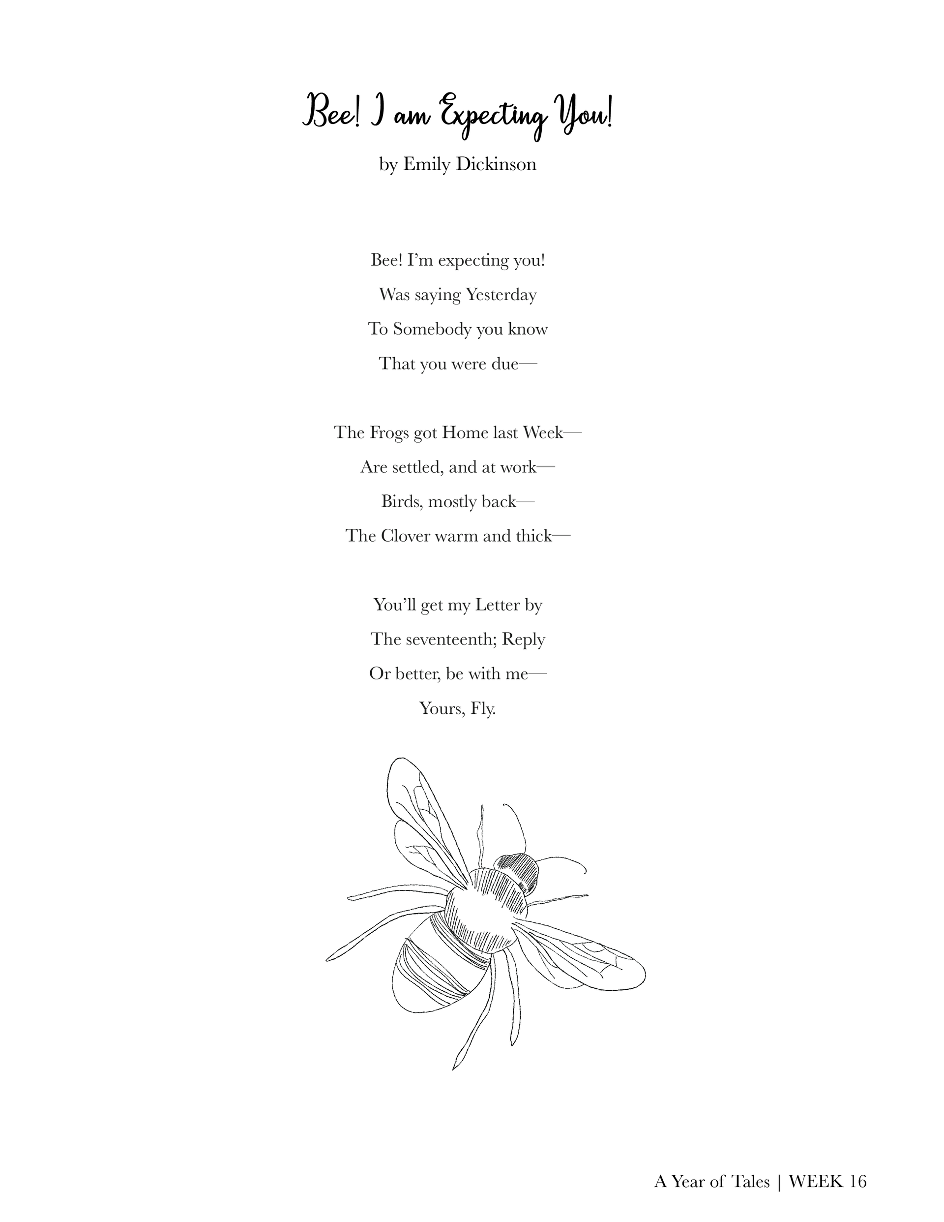 A Year of Tales Elementary