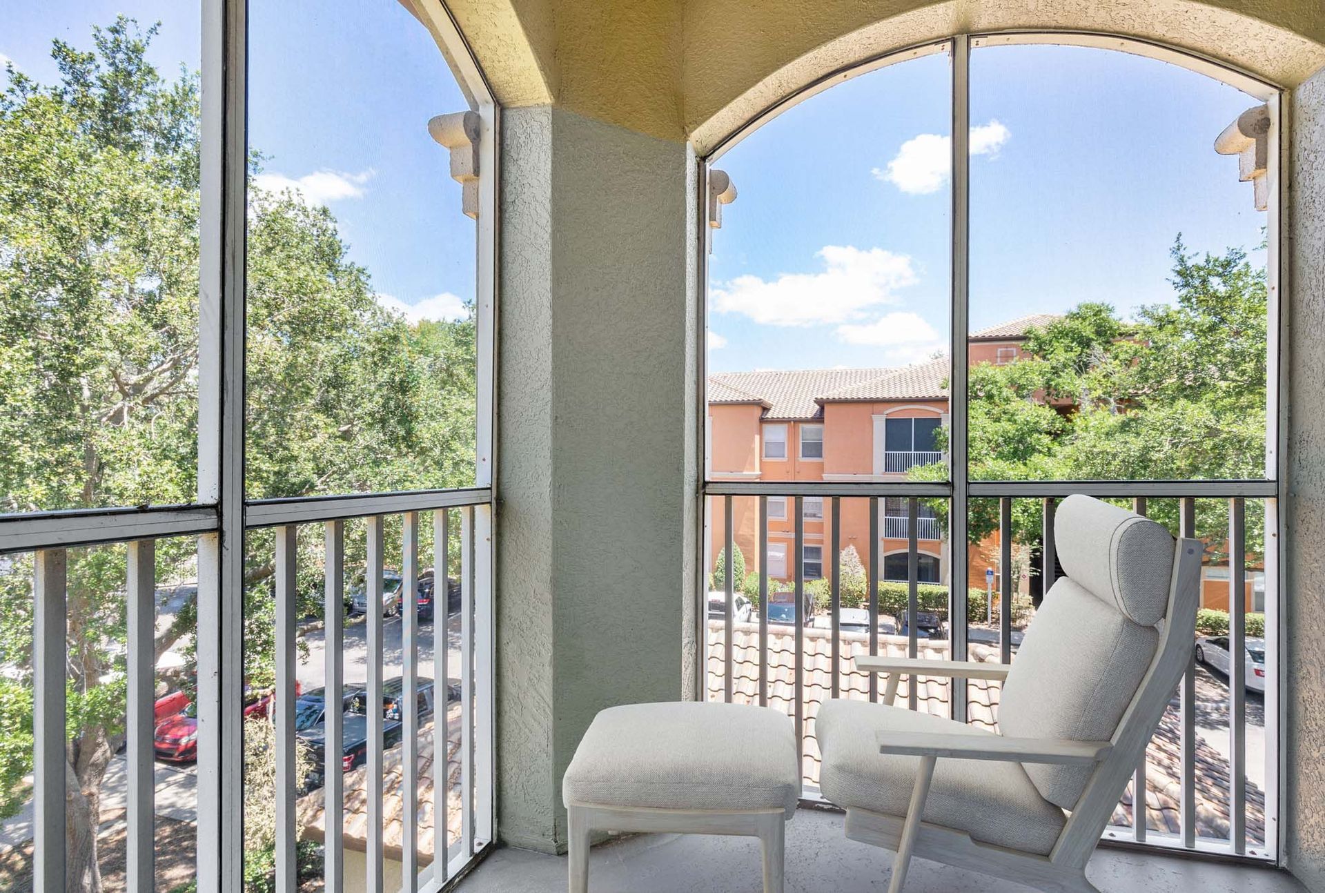 Balcony at The Debra in Orlando, FL.