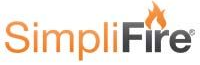 SimpliFire logo with orange flame icon above the “i” and black/orange text on white background