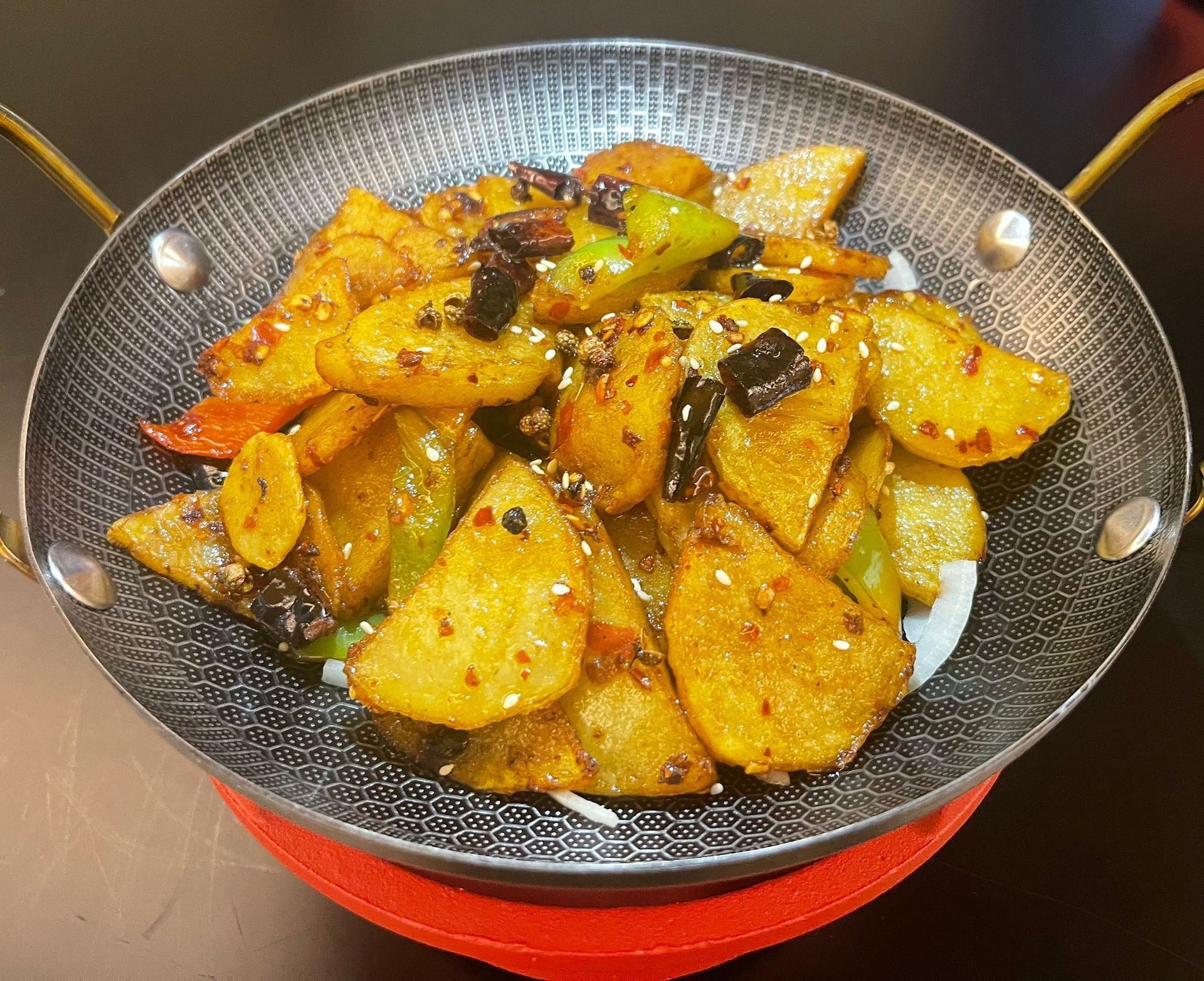 Patate alla piastra