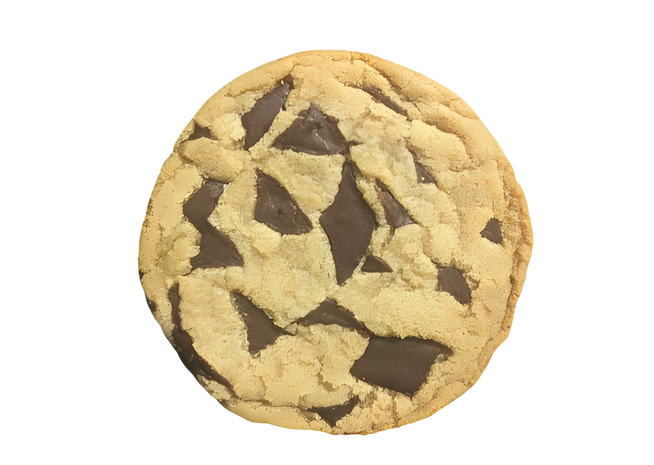 Chocolate Chunk Cookie with rich chocolate chunks and a soft, chewy texture