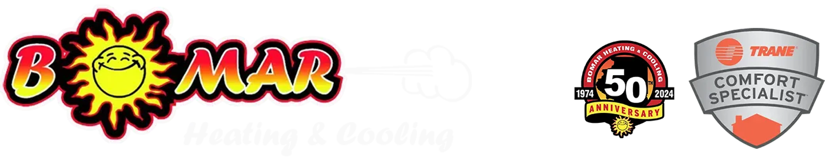 Two logos on a white background one of which says comfort security