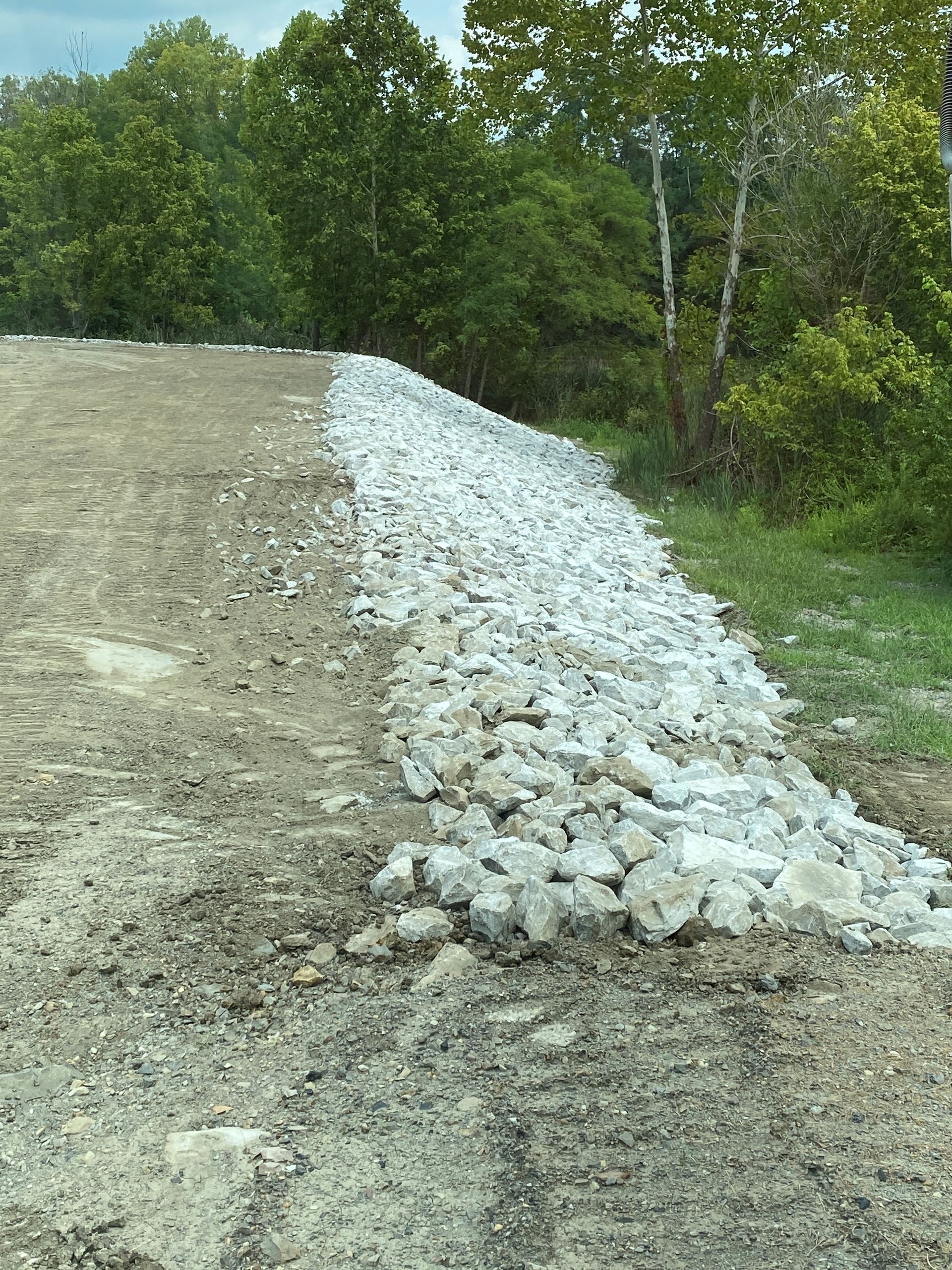 Construction Using Riprap For Erosion Control