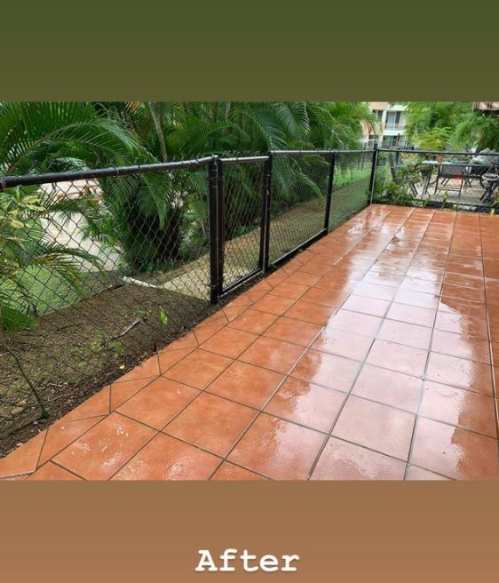 Limpieza de Patio - Limpieza de Exteriores - San Juan, Guaynabo, Bayamon, Caguas, Carolina, Puerto Rico - Despues de limpieza por Keep it Fresh PR  #1