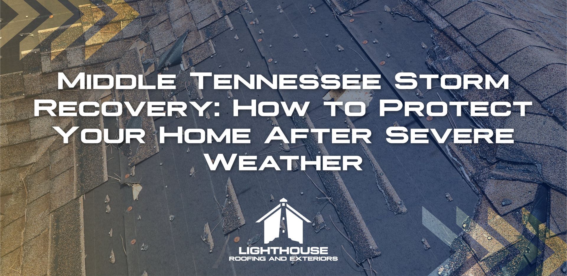 A poster that says middle tennessee storm recovery how to protect your home after severe weather