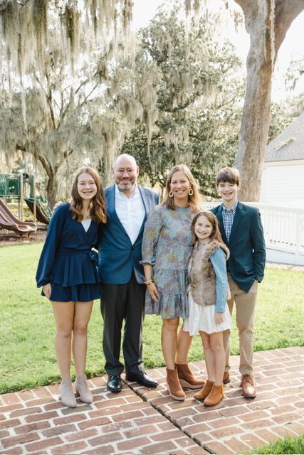 Jason Waters and his family