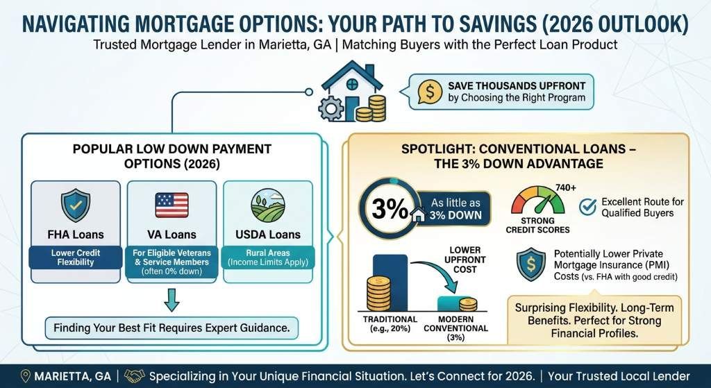 The Best Low Down Payment Mortgage Programs for 2026