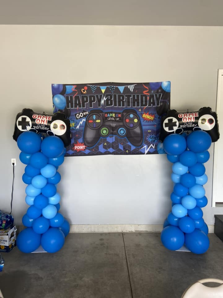 remote control birthday balloon columns