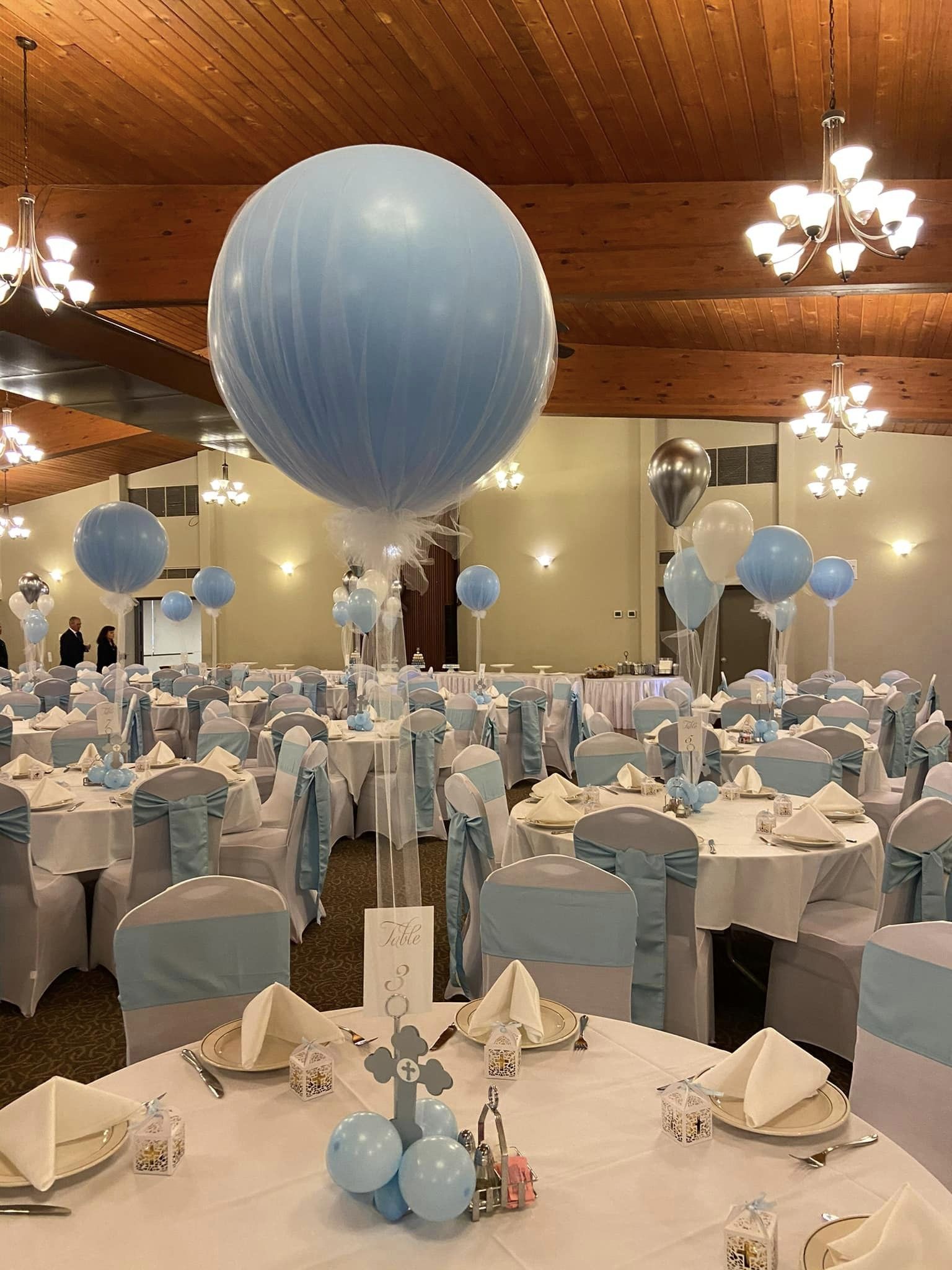 christening balloons