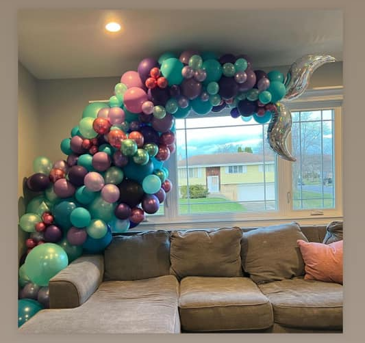 balloon mermaid tail